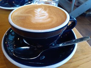 Latte at Mildreds - Kings Cross in North London