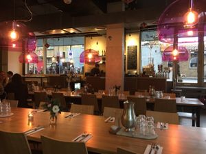 inside  at Mildreds - Kings Cross in North London