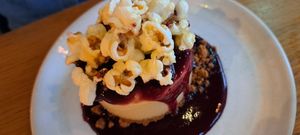 Caramel cookie cheesecake at Mildreds - Kings Cross in North London