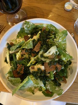 Caesar salad with kale and capers  at Mildreds - Kings Cross in North London