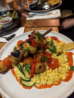 Kebab at Mildreds - Kings Cross in North London