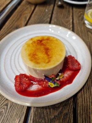 Crème brûlée at Mildreds - Kings Cross in North London
