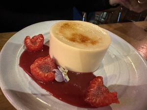 crème brûlée  at Mildreds - Kings Cross in North London