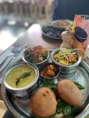 Thali brunch!  at Mildreds - Kings Cross in North London