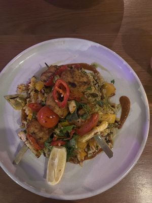 Chick’n Kebab  at Mildreds - Kings Cross in North London