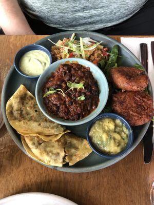 Almuerzo Brunch #Veganuary at Mildreds - Kings Cross in North London