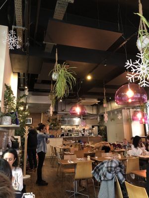 Interior #Veganuary at Mildreds - Kings Cross in North London