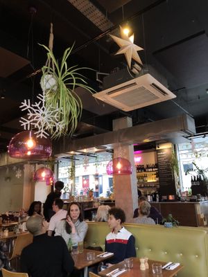 Interior #Veganuary at Mildreds - Kings Cross in North London