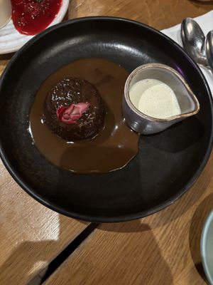 Sticky toffee pudding (phenomenal)  at Mildreds - Kings Cross in North London