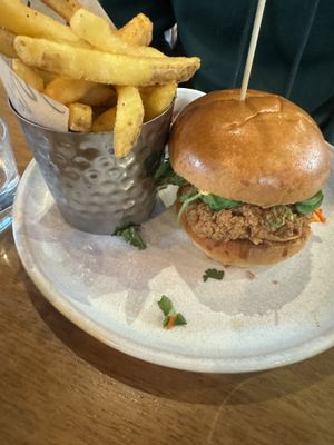 Burger   at Mildreds - Kings Cross in North London