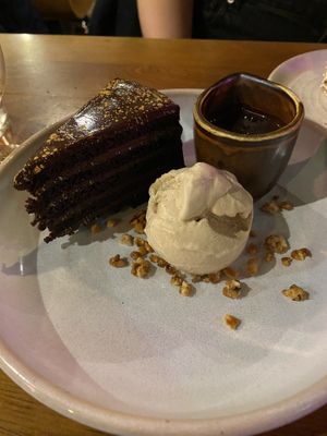 Chocolate Cake  at Mildreds - Kings Cross in North London