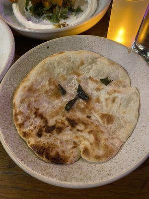 Paratha  at Mildreds - Kings Cross in North London