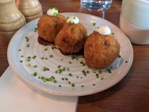 arancini rosso at Mildreds - Kings Cross in North London