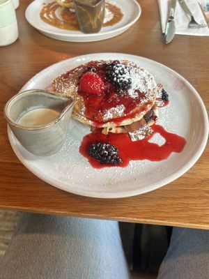 Berry pancakes   at Mildreds - Kings Cross in North London