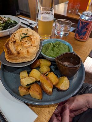 Mushroom pie at Mildreds - Kings Cross in North London