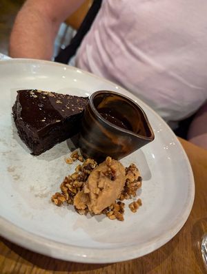 Chocolate torte at Mildreds - Kings Cross in North London