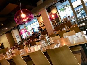 inside at Mildreds - Kings Cross in North London