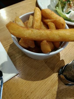 possibly the best chip I've ever had at Mildreds - Kings Cross in North London