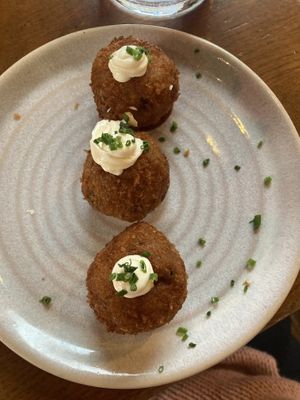 arancini rossi  at Mildreds - Kings Cross in North London