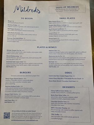   at Mildreds - Kings Cross in North London