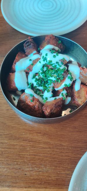Bravas potatoes at Mildreds - Kings Cross in North London