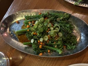 Teriyaki Charred Tenderstem Broccoli  at Mildreds - Kings Cross in North London
