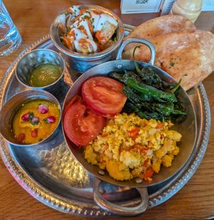 Meze brunch at Mildreds - Kings Cross in North London