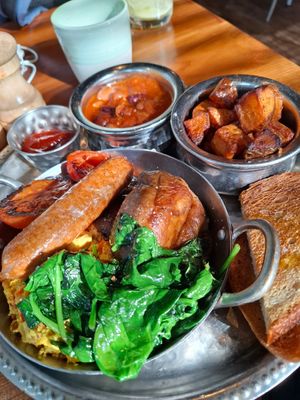 The full English at Mildreds - Kings Cross in North London