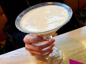 banana 'martini' at Mildreds - Kings Cross in North London