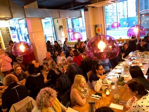 inside at Mildreds - Kings Cross in North London