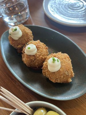 Chorizo arancini, delicious   at Mildreds - Kings Cross in North London