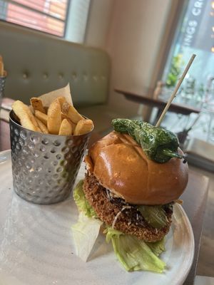 Chicken burger   at Mildreds - Kings Cross in North London