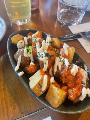 Harissa patatas bravas   at Mildreds - Kings Cross in North London