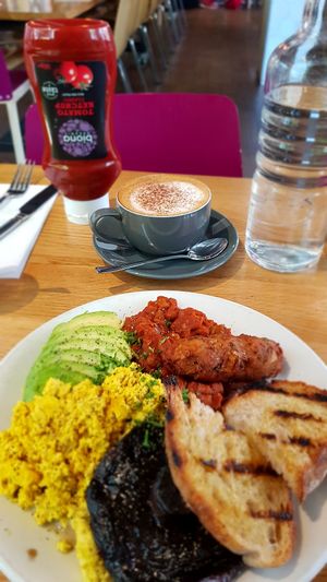 Vegan brunch at Mildreds - Kings Cross in North London