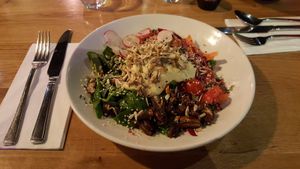 Winter salad  at Mildreds - Kings Cross in North London