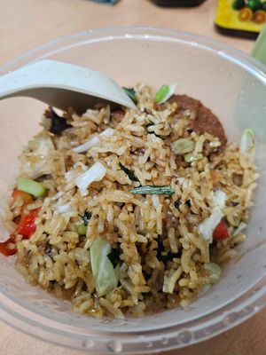 Fried Rice at Ming Ri Vegetarian in Northeast Singapore