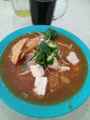Mee Rebus @$2.50 ~  at Ming Ri Vegetarian in Northeast Singapore