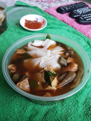 All time favourite kuey chup at Ming Ri Vegetarian in Northeast Singapore