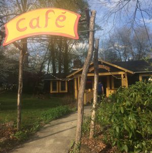 the Cafe  at La Guinguette in Black Mountain