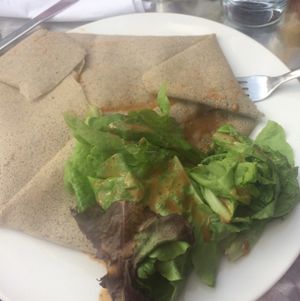 vegan crepe at La Guinguette in Black Mountain