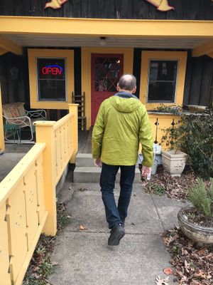 Entrance  at La Guinguette in Black Mountain