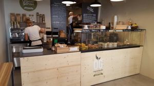 order area at Organic Garden - Pod Hribom in Ljubljana