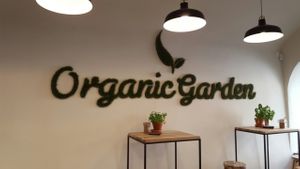 wall at Organic Garden - Pod Hribom in Ljubljana