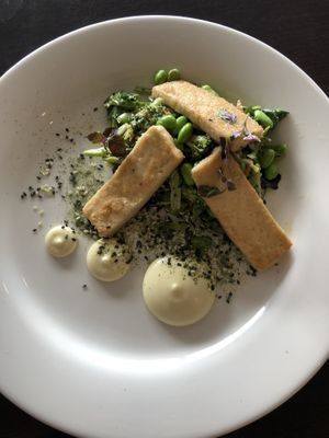 Marinated Tofu ($21) not worth $21 if you ask me but delicious  at Kai Whakapai Cafe and Bar  in Wanaka