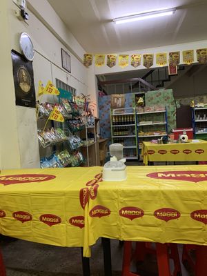 Inside at Hongming Vegetarian Food in Krabi