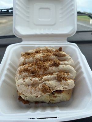 Biscoff scroll  at Bakery on O'Connell  in North Adelaide