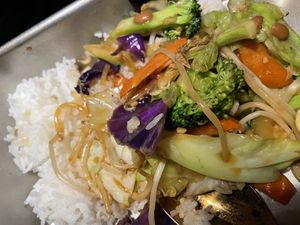 41V Sautéed mixed veg in bean sauce  at Phuket Thai in Mount Shasta