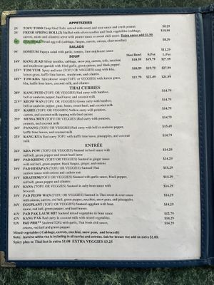   at Phuket Thai in Mount Shasta