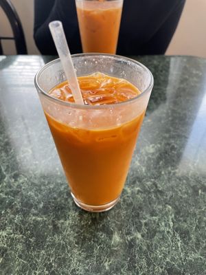 Vegan Thai Iced Tea  at Phuket Thai in Mount Shasta