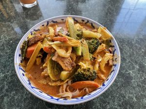 Red Curry  at Phuket Thai in Mount Shasta